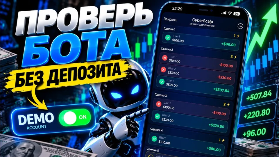Как начать трейдинг с нуля и проверить торгового бота без депозита
